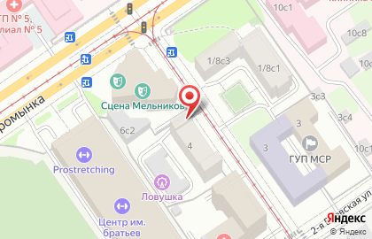 Студия танца Ivara на метро Сокольники на карте