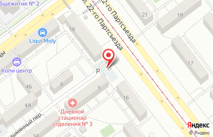 Продовольственный магазин в Советском районе на карте