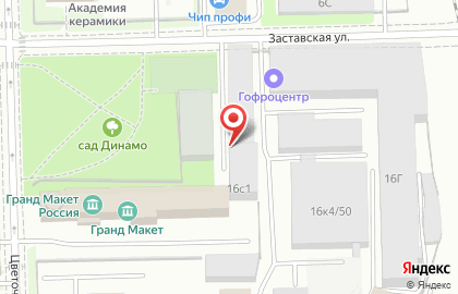 Транспортная компания Октава на Московских воротах на карте