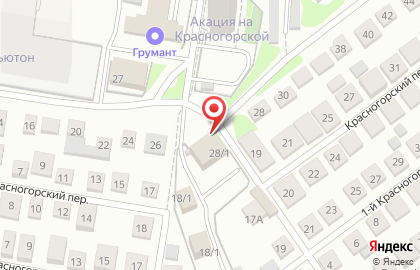 Производственный кооператив Дорожник на Красногорской улице на карте