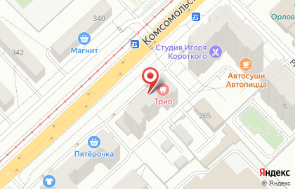 Дом обоев в Заводском районе на карте