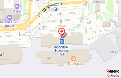 Транспортная компания Аэробалтсервис на территории Аэропорт на карте