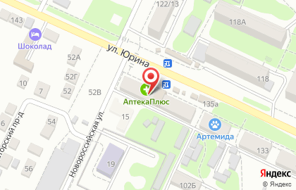 Кондитерский магазин Arte Bianсa на улице Юрина, 139 на карте
