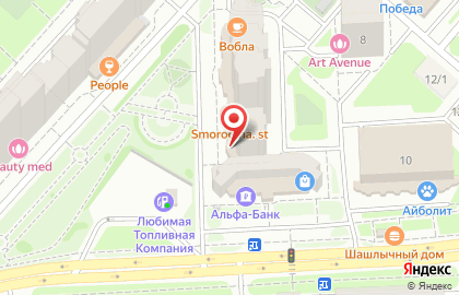 Фирменный магазин Очаково в Октябрьском районе на карте