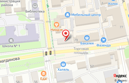 Салон оптики Доктор оптика на улице Гиматдинова на карте