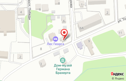 Гостиница Георгенсвальде на карте
