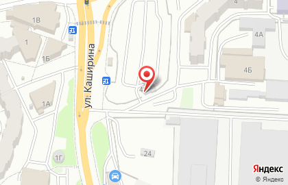 Автостоянка на Солнечной на карте