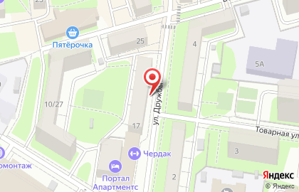 Люберецкий межмуниципальный филиал на улице Дружбы на карте