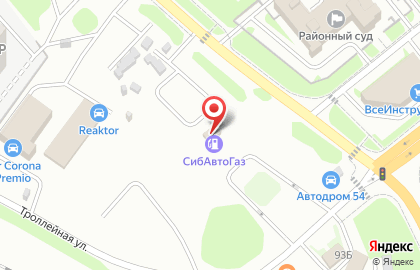 АГЗС СибАвтоГаз на площади Карла Маркса на карте