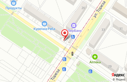 Кафе-блинная Сибирские Блины в Заводском районе на карте