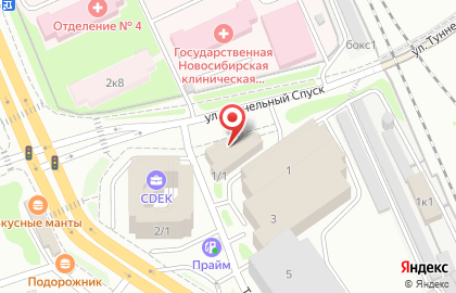 Транспортно-экспедиционная компания Промсервис на Площади Гарина-Михайловского на карте