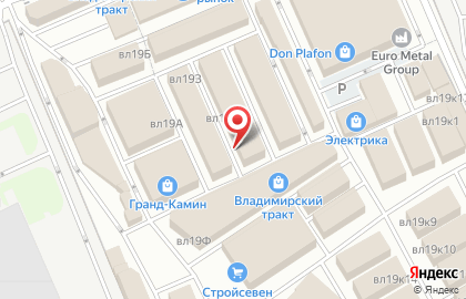 Магазин лакокрасочных материалов Дом Маляра на метро Новокосино на карте