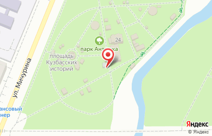 Парк культуры и отдыха Антошка на улице Мичурина на карте