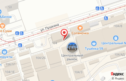 Страховое агентство на улице Пушкина на карте