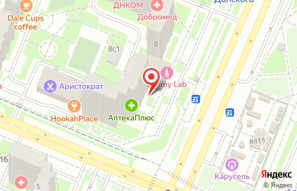 Салон сотовой связи МегаФон на бульваре Дмитрия Донского на карте