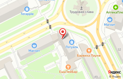 Супермаркет МАГНИТ на Октябрьском проспекте на карте