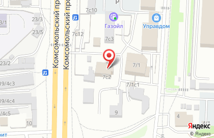 Подшипник центр на Комсомольском проспекте на карте