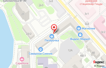 Хостел Евродом на Большой Остроумовской улице на карте
