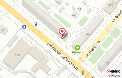 Участковый пункт полиции на Новороссийской улице на карте