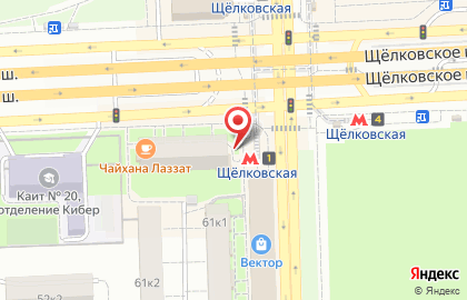 Ювелирный магазин Золотой Меридиан в Северном Измайлово на карте
