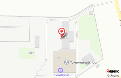 Нижегородская таможня на Нижегородском шоссе на карте
