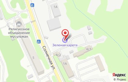 Автозаправочная станция Зеленая Карета на карте