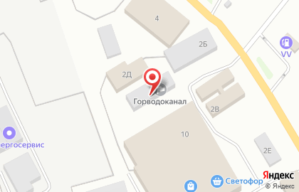 Горводоканал в Чусовом на карте