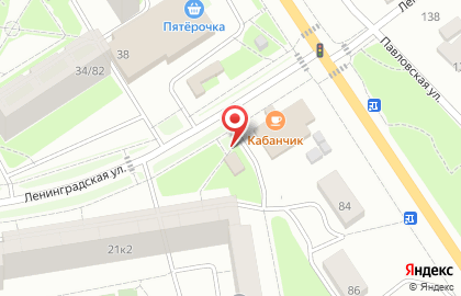 Продуктовый магазин Свет на улице Ленинградской на карте
