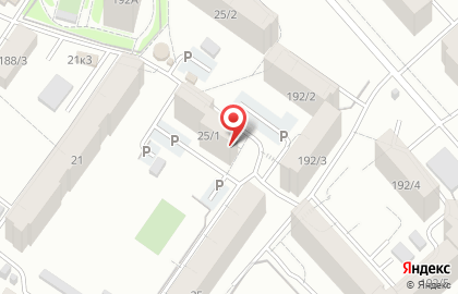 Салон красоты Орхидея в Октябрьском районе на карте
