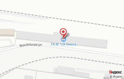 Гаражный кооператив Омега в Автозаводском районе на карте