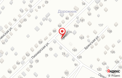 Магазин Любимый на Пионерской улице на карте