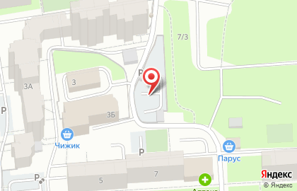 Автостоянка в Перми на карте