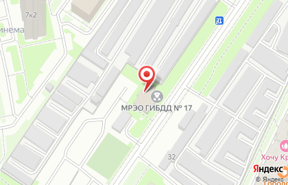 Межрайонный регистрационно-экзаменационный отдел ГИБДД №17 по Калининскому району на Лабораторном проспекте на карте