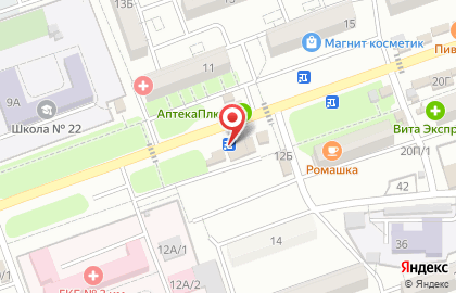 Магазин колбасной продукции Дубки на проспекте Бумажников на карте