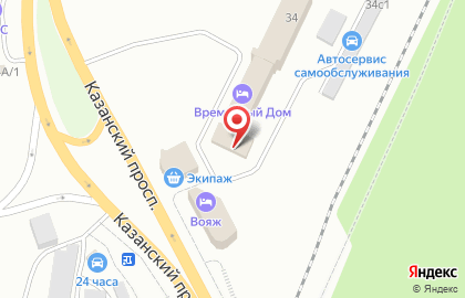 Магазин автозапчастей Автодетали на Казанском проспекте на карте