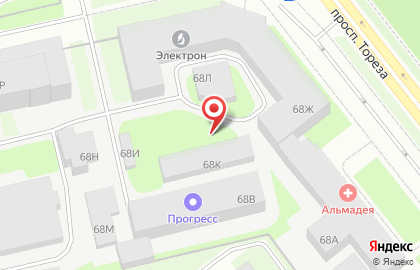 Торис-нева на карте