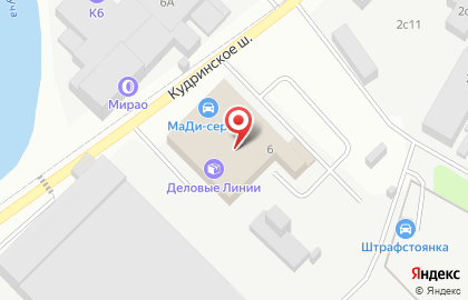 ИСКОЖ на Кудринском шоссе на карте