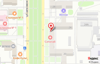 Аптека Фармация на Московской улице, 22 в Новомосковске на карте