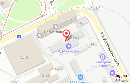 Компания ПрофЭксперт на Угрешской улице на карте