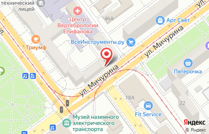 Салон красоты Daniel в Октябрьском районе на карте
