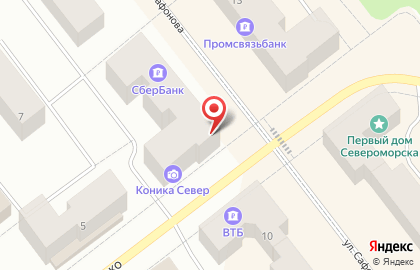 Почта Банк в Мурманске на карте
