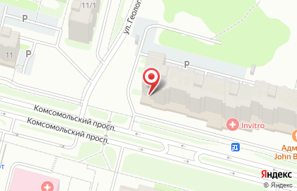 Аптека Планета Здоровья на Комсомольском проспекте, 13 на карте