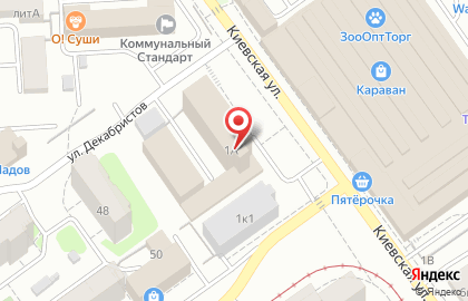 Юридический центр Темис в Железнодорожном районе на карте