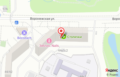 Beauty studio Monart на Воронежской улице на карте