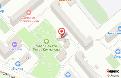 Капитошка на улице Тимирязева на карте