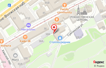Типография Copyline на Рождественской улице на карте