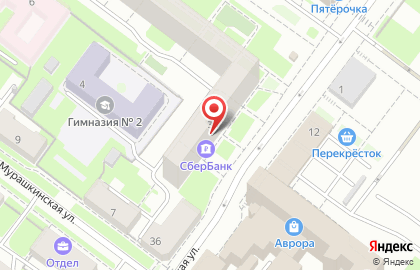 ОАО Волго-Вятский банк Сбербанка России на Московской на карте
