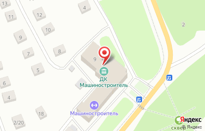 Дом культуры Машиностроитель на улице Металлистов на карте