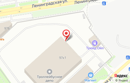 Компания РефТранс на улице Ленинградской на карте