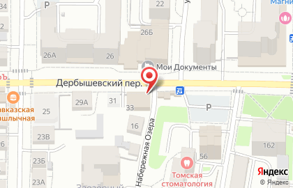 Супермаркет Подкова в Томске на карте